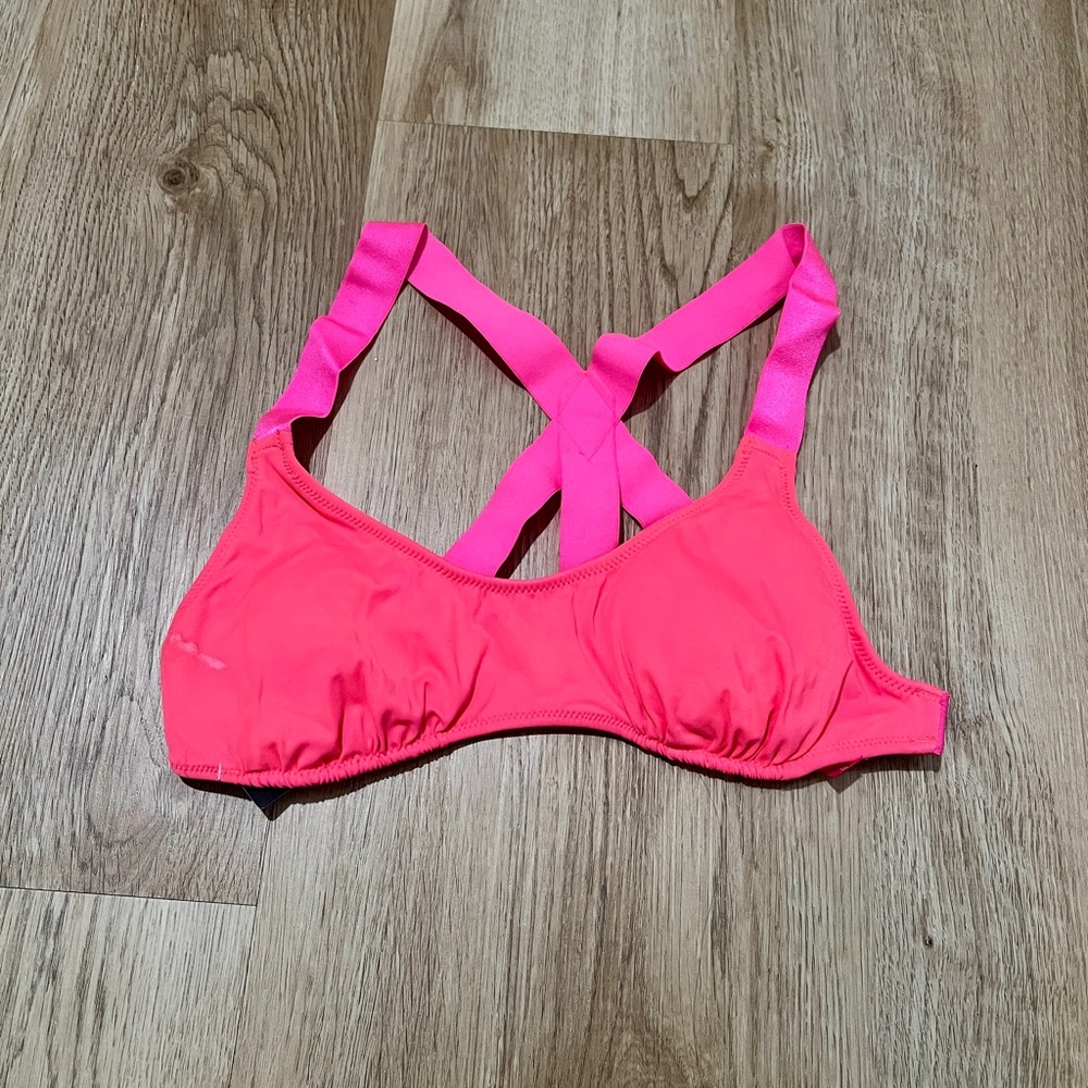NWT VICTORIA’S SECRET HOT PINK BIKINI TOP